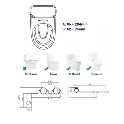 Tudaloo Bidet Attachment - Tudaloo